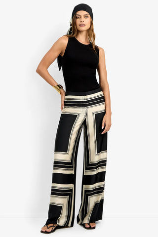 Lanay Pant in Almond/Black