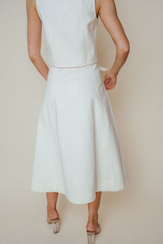 Haven Skirt in Ivory