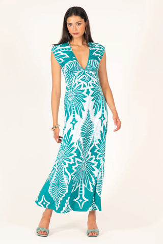 Long Dress Nova in Mint Cartagena