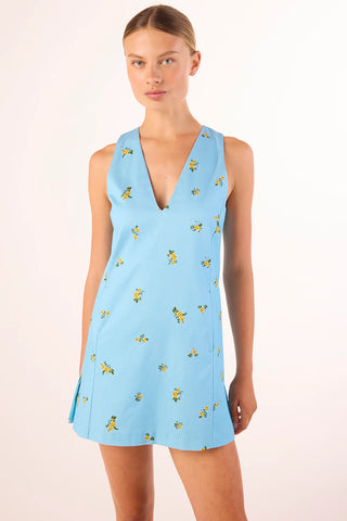 Anise Dress in Spaced Ditsy