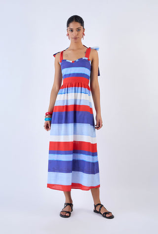 Jackie Dress in Twilight Azure