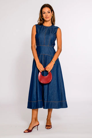 Claire Dress in Denim