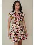 Collette Dress in Fall Pallet