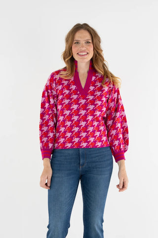 Lolli Sweater in Houndstooth