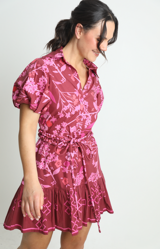 Anais Mini in Floral Red