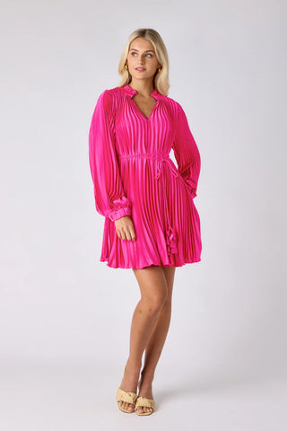 Heidi Dress in Berry Electric