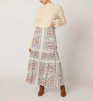 Marjorie Ankle Skirt in La Ramos