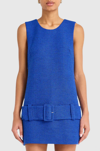 Alistair Skort Romper in Bright Blue