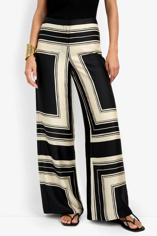 Lanay Pant in Almond/Black
