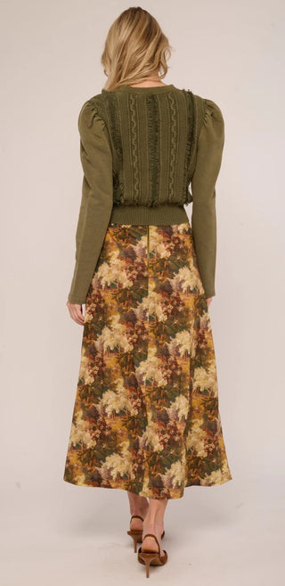 Liv Knit Pullover in Ivy Green