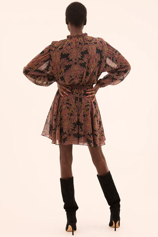 Lily Dress in Studded Flora