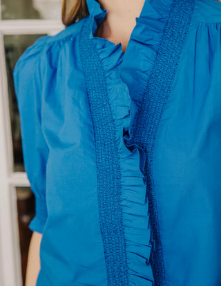 Zuri Top in Palace Blue