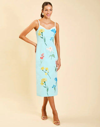Pacifica Midi Dress in Blue Waltz