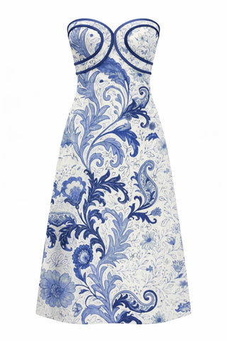 Hayden Midi in Blue Wave