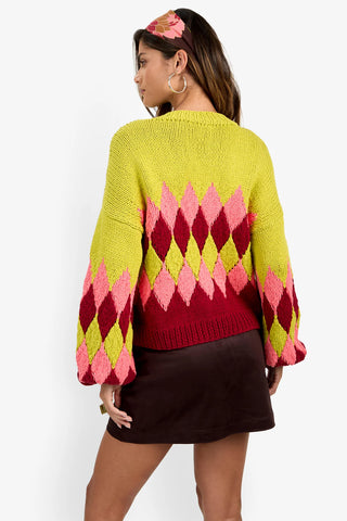 Cavallari Pullover in Fennel Multi