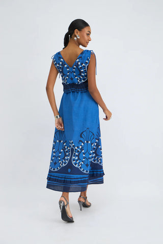 Drew Dress in Harbor Azure