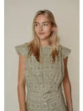Faire Blouse in Olive Tile