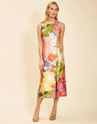 Serena Midi Dress in Primrose Midnight