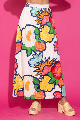 Daphne Skirt in Cloud Bouquet