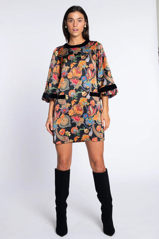 London Dress in Paisley