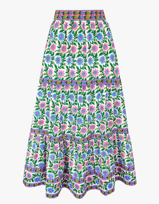 Fleur Skirt in Folk Border