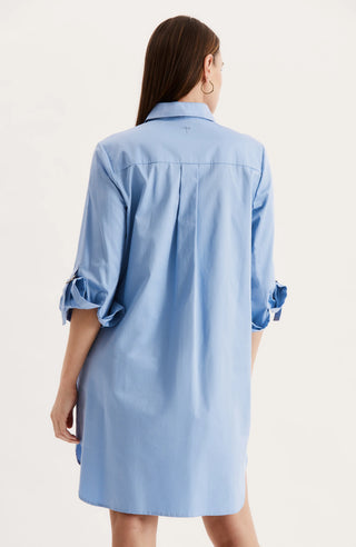 Emmaline Shirtdress in Porcelain