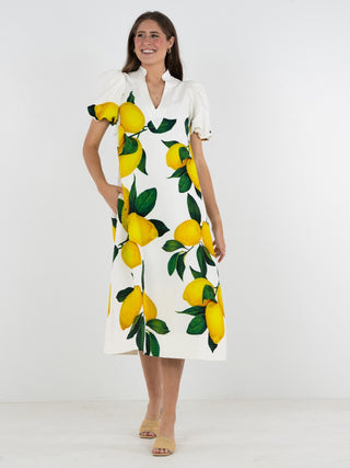 Hampton Dress in Limone