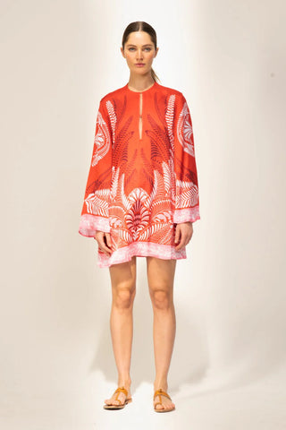 Gia Dress in Orange Oolong