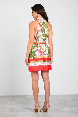 Rayna Dress in Red/Coral
