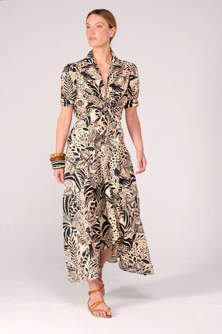 Eren Dress in Black Toucan