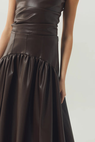 Maeden Skirt in Brown