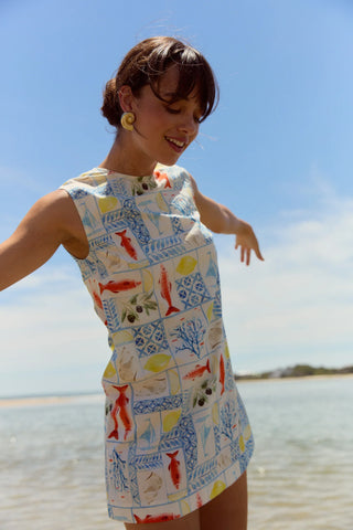 Wynn Dress in Il Lido