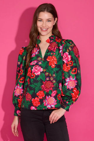 Phoebe Top in Flora