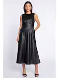 Claire Dress in Black Metallic
