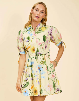 Brooklyn Mini Dress in Blooming Vine