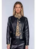 Remy Jacket in Black Metallic