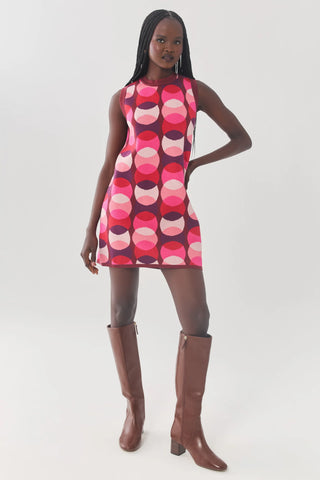 Meritt Dress in Pink/Multi