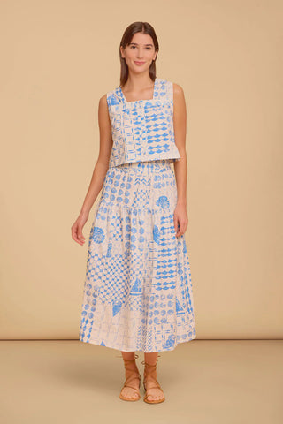 Quinn Skirt in Sea Atlas