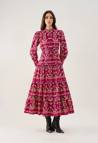 Sissi Dress in Holly Berry