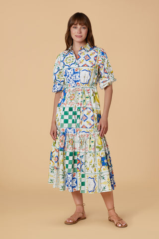 Grace Dress in Majolica