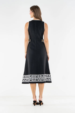 Cleo Dress in Black Forest
