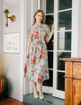 Drew Midi Dress in Battersea Floral