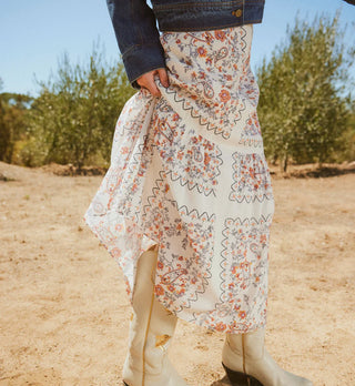 Marjorie Ankle Skirt in La Ramos